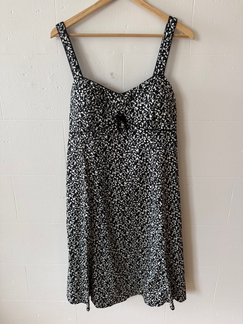 Madison Leigh | Summer Coquette Dress Black White Sleeveless | Size 12